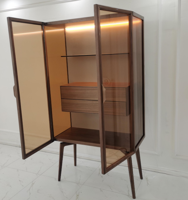 wooden display cabinet